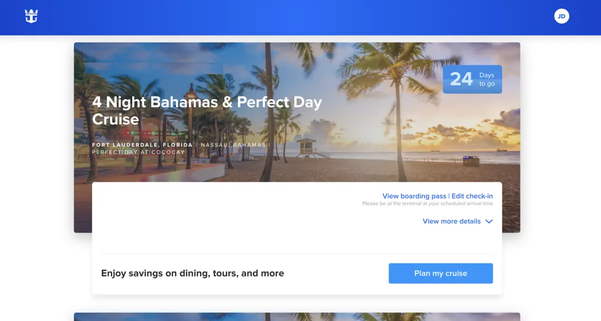 Cruise Planner Cruise Planner