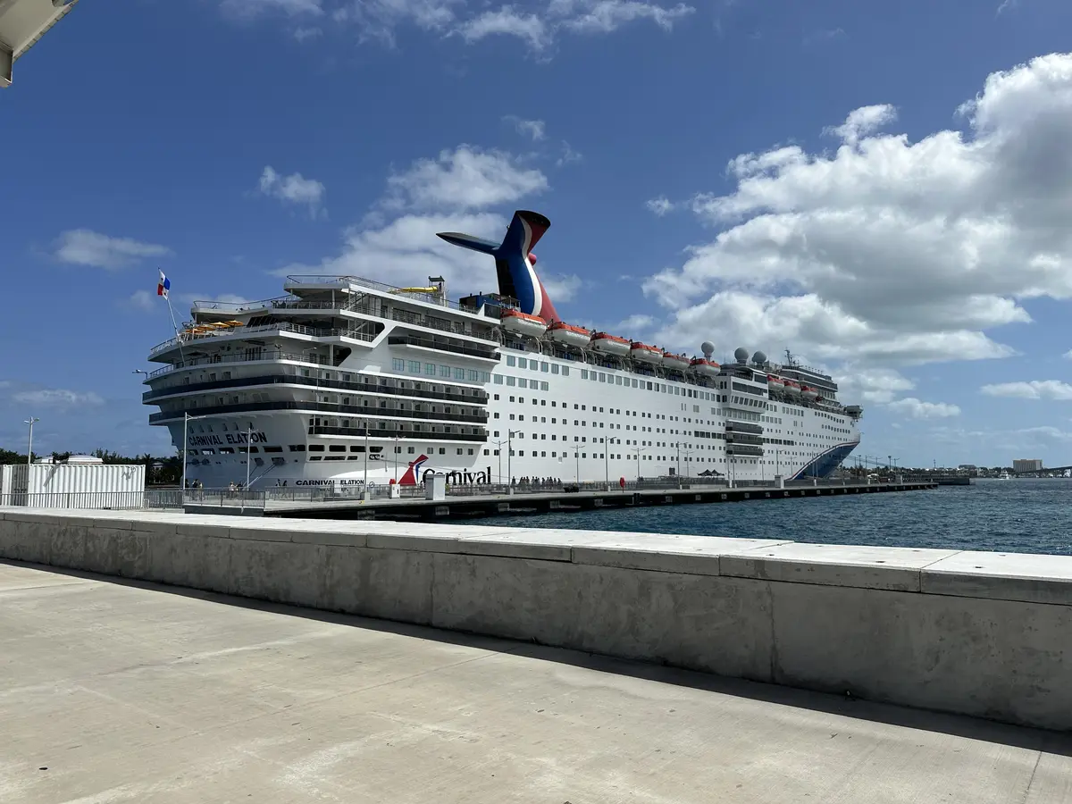 Carnival Elation docked in Nassau Carnival Elation docked in Nassau