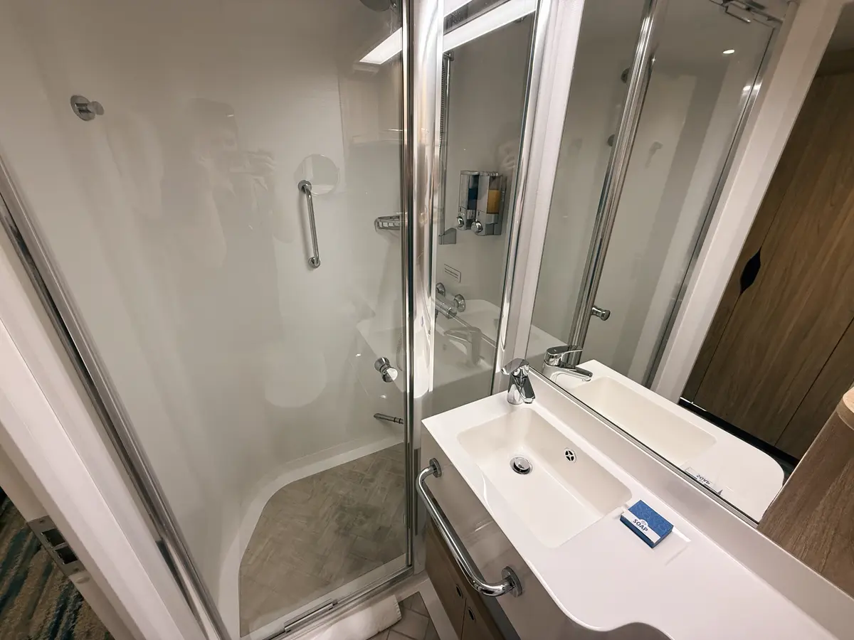 Carnival Mardi Gras Inside Cabin, Bathroom Carnival Mardi Gras Inside Cabin, Bathroom