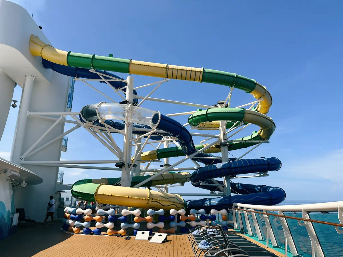 Water slides on Freedom of the Seas Water slides on Freedom of the Seas