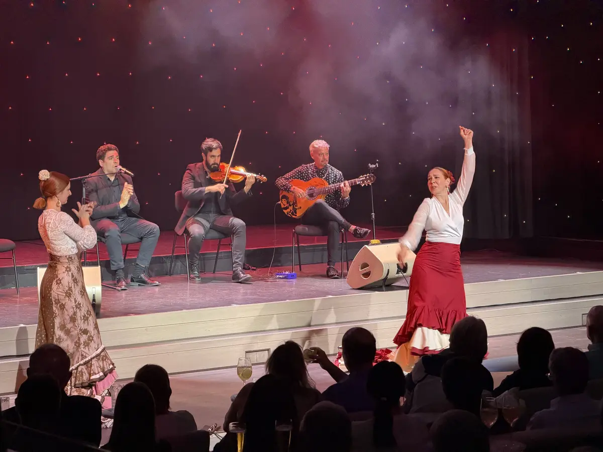 Flamenco show dancers