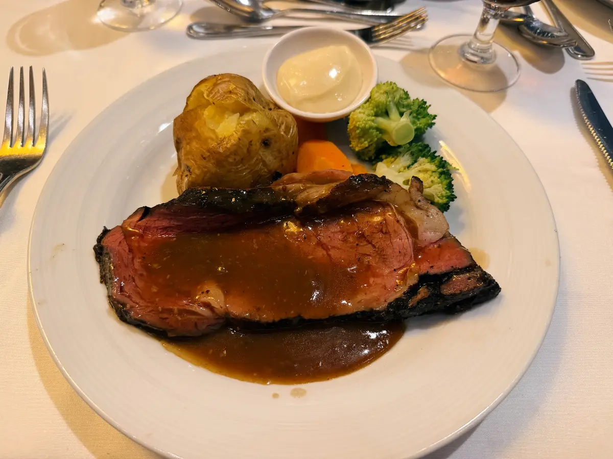 Prime rib on Harmony of the Seas Prime rib on Harmony of the Seas