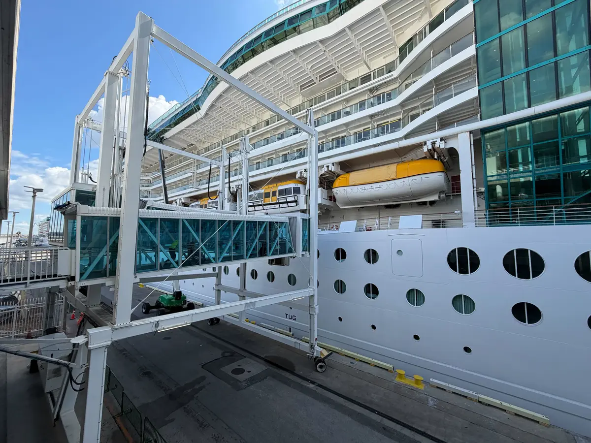 Boarding Radiance of the Seas