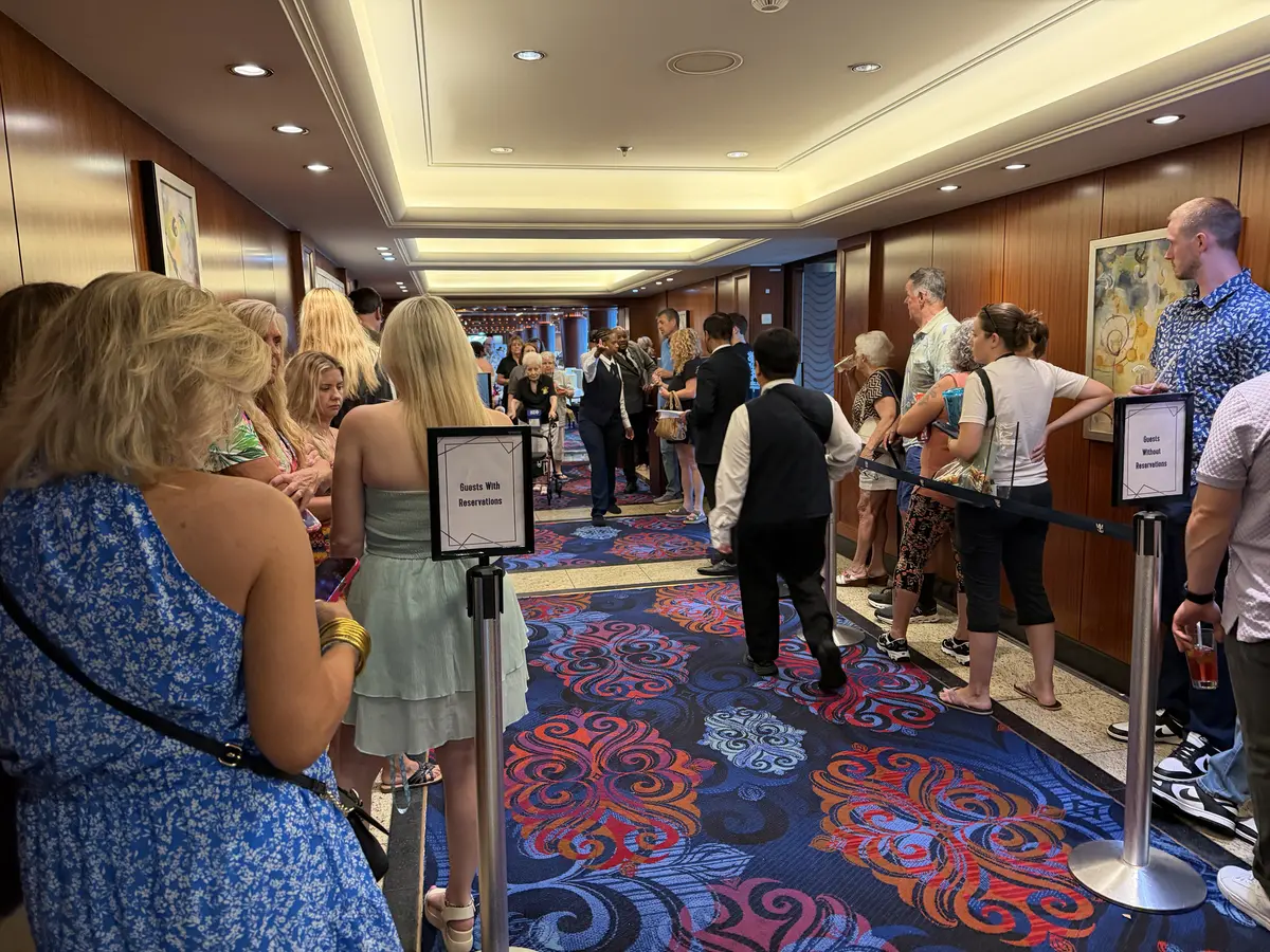 Line for My Time Dining