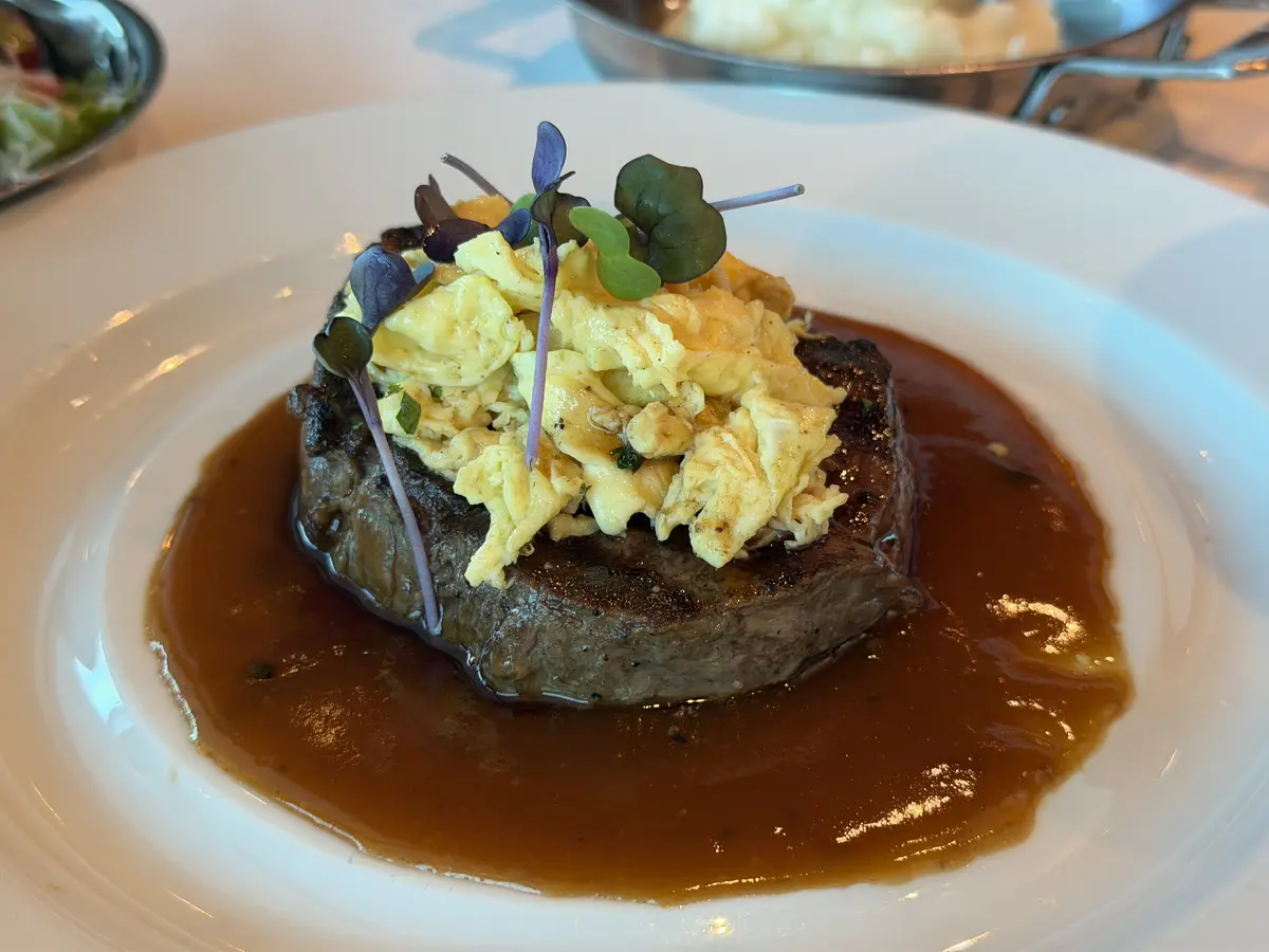 Steak and eggs