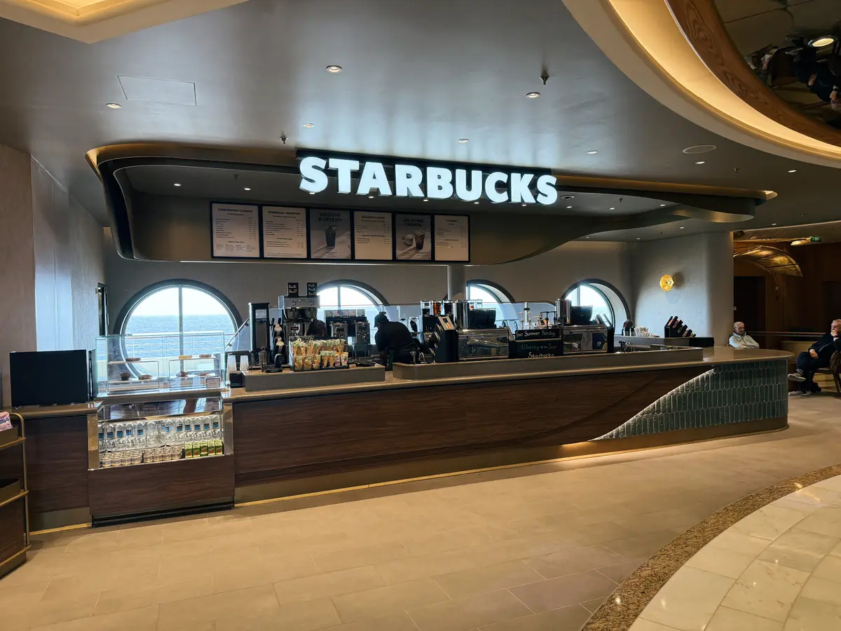 Starbucks on Liberty of the Seas Starbucks on Liberty of the Seas