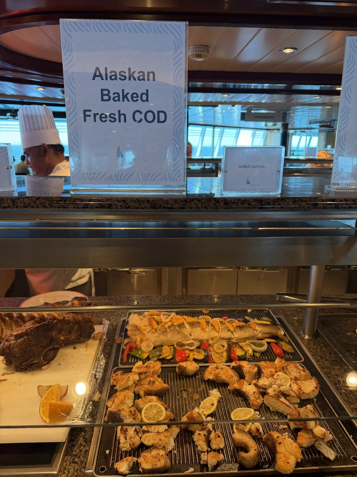 Baked cod