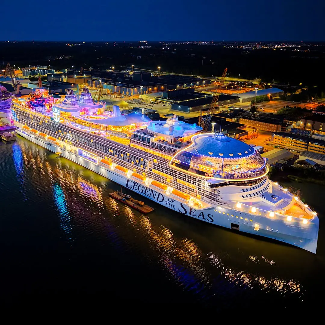 Legend of the Seas aerial