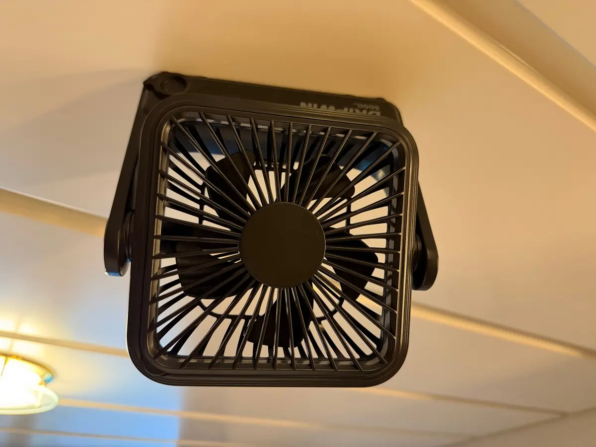 Fan on the ceiling
