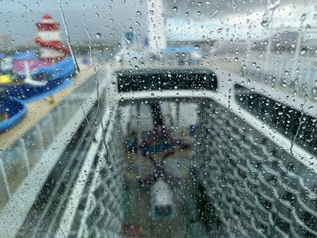 Rain on Utopia of the Seas Rain on Utopia of the Seas