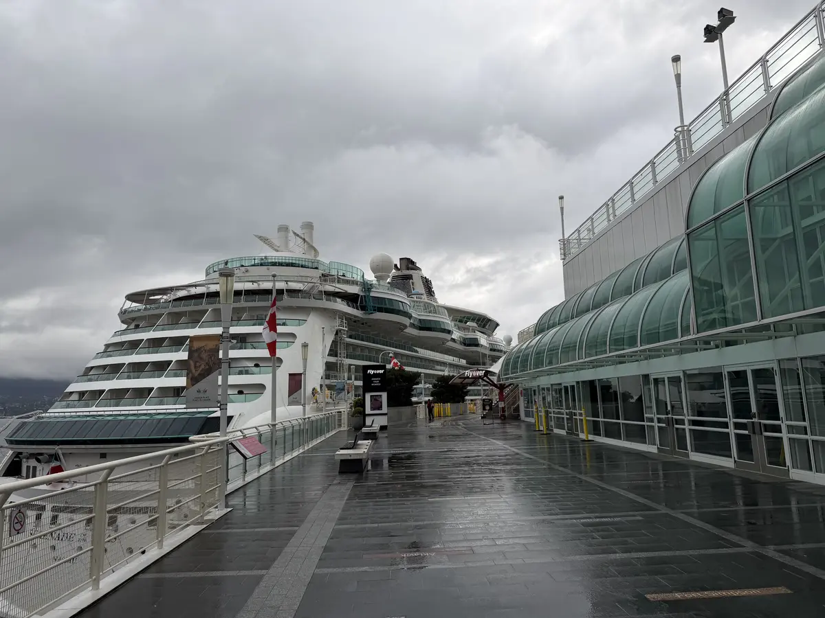Serenade of the Seas docked in Vancouver