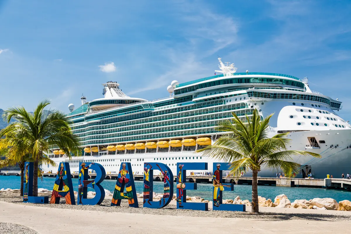 Ship docked in Labadee, Haiti Ship docked in Labadee, Haiti