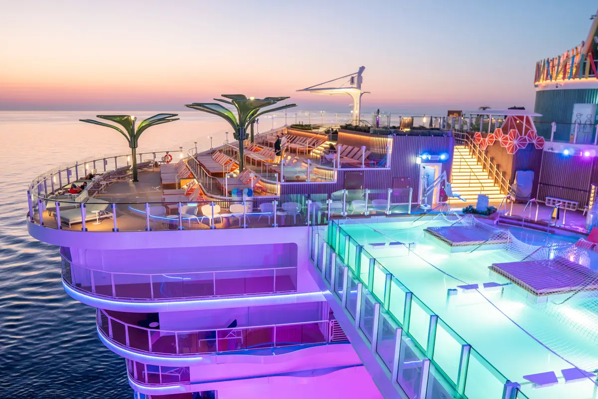 The Hideaway pool closed at night