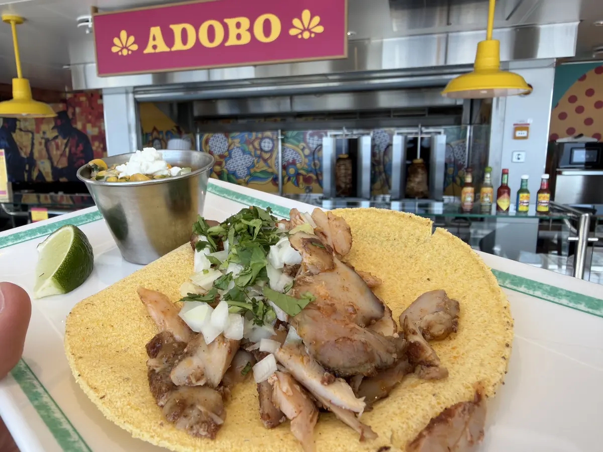 Adobo taco