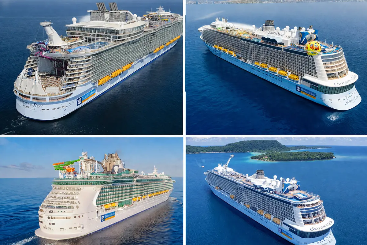 Four Royal Caribbean ships going into drydock