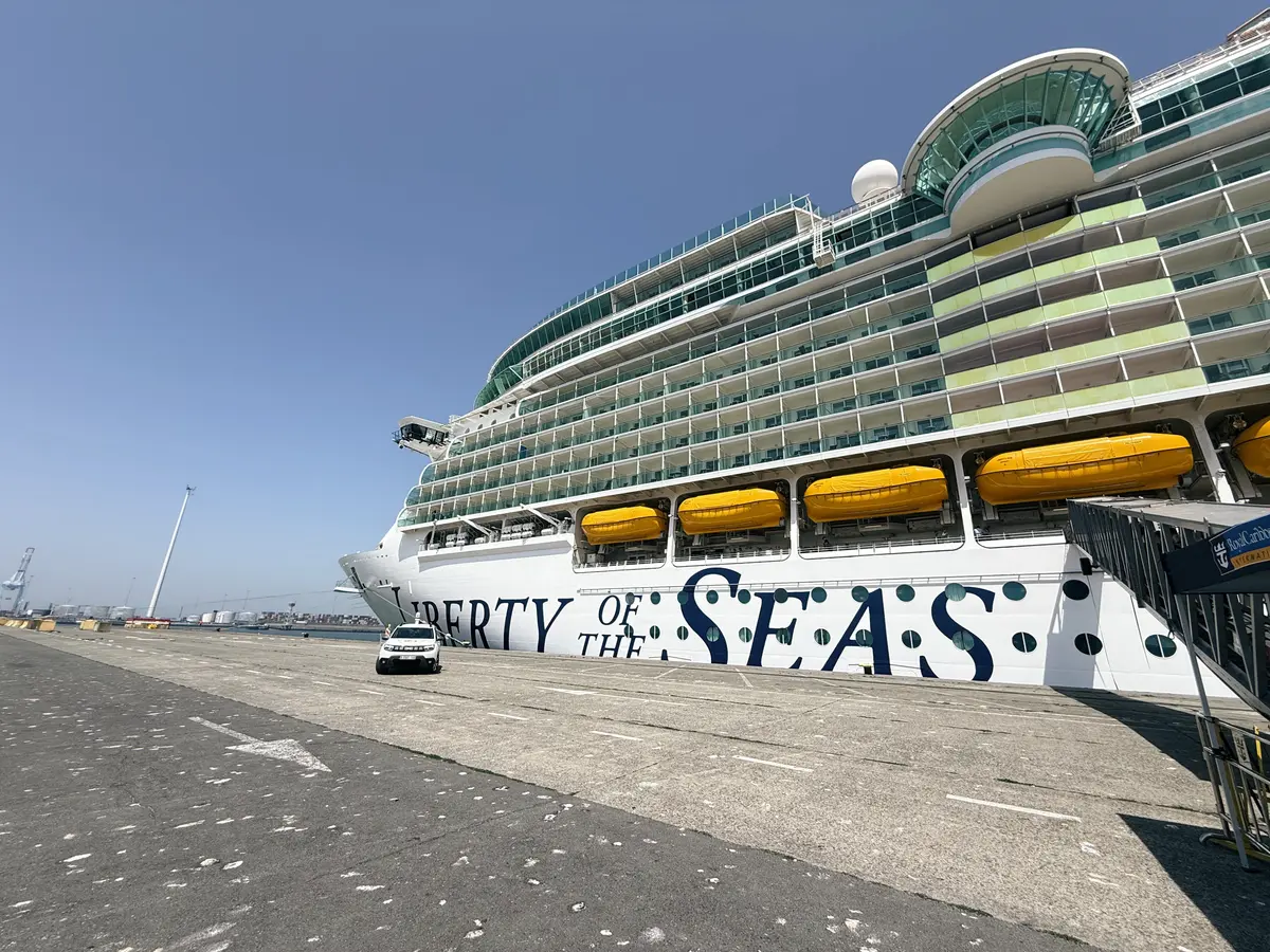 Liberty of the Seas, Docked in Belgium Liberty of the Seas, Docked in Belgium