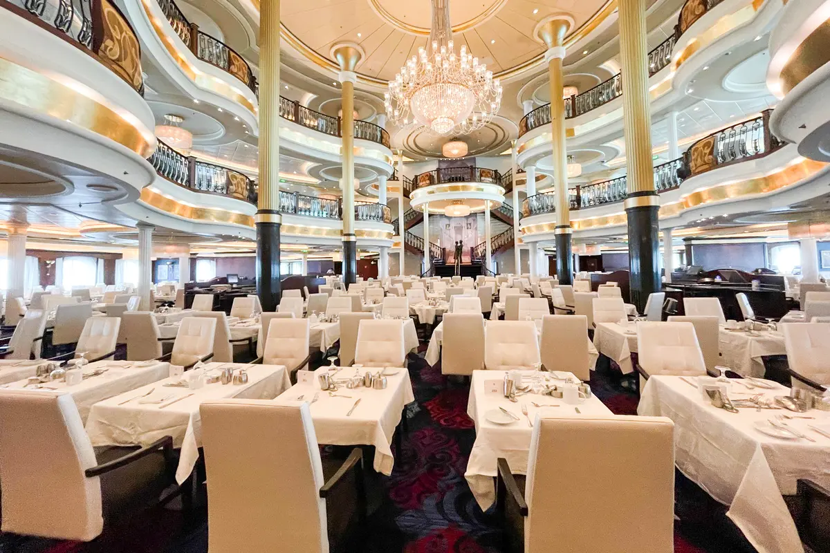 Main Dining Room on Royal Caribbean cruise ship