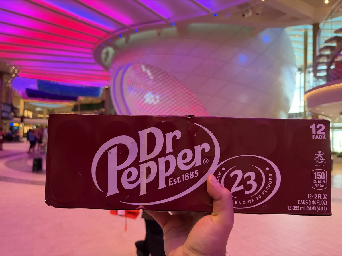 A 12 pack of soda on Star of the Seas