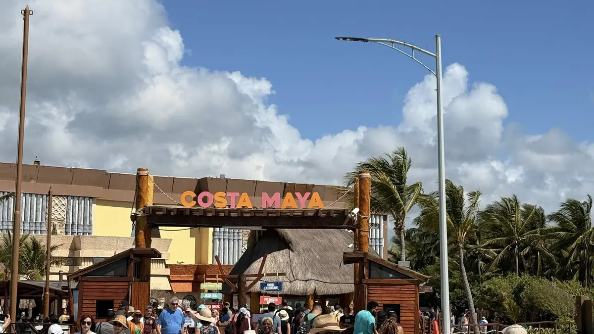 Entrance to Costa Maya