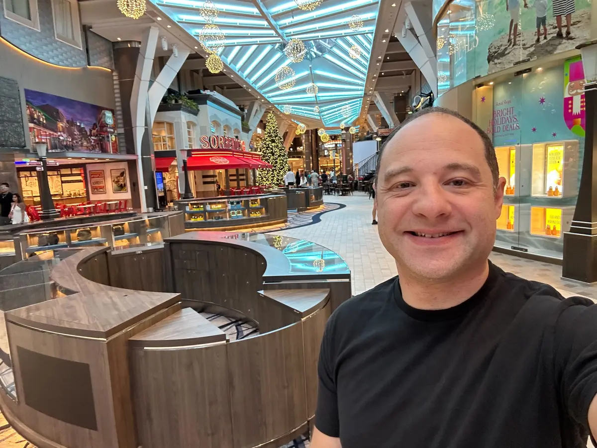 Matt on the Royal Promenade