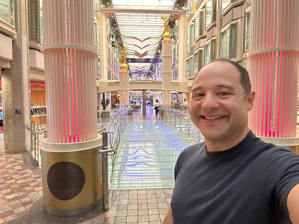 Matt on the Royal Promenade