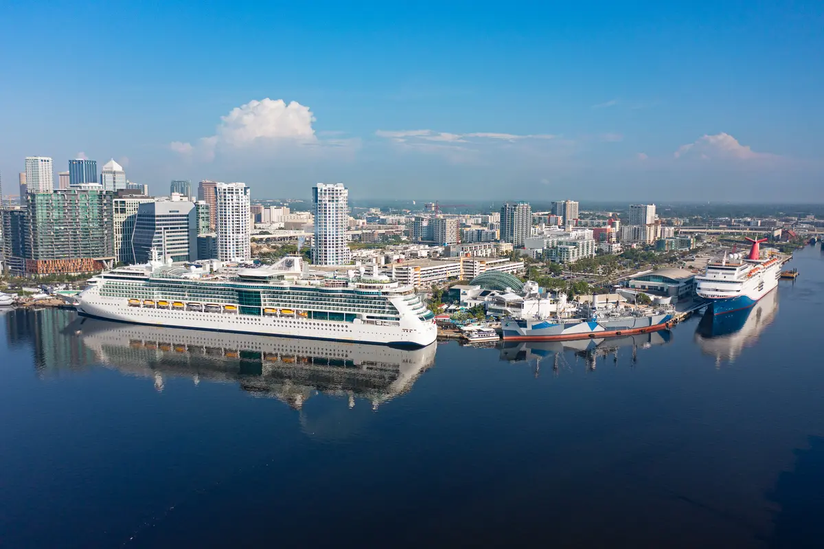 Ships docked in Tampa