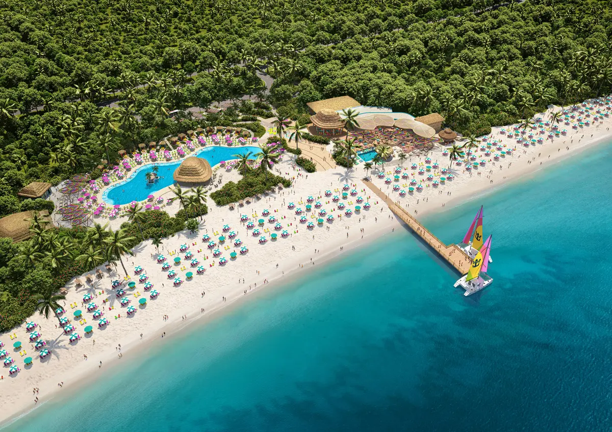 Cozumel beach club render