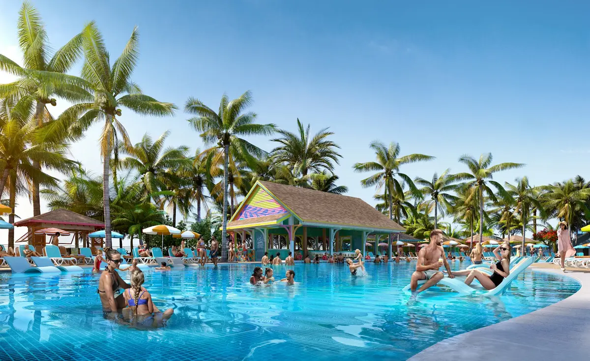 Family pool rendering at Royal beach Club