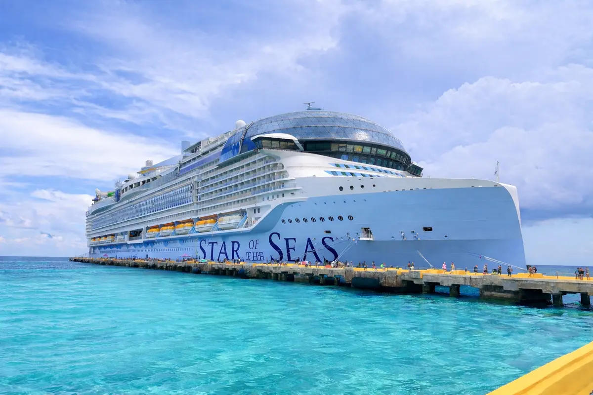 Star of the Seas docked in port