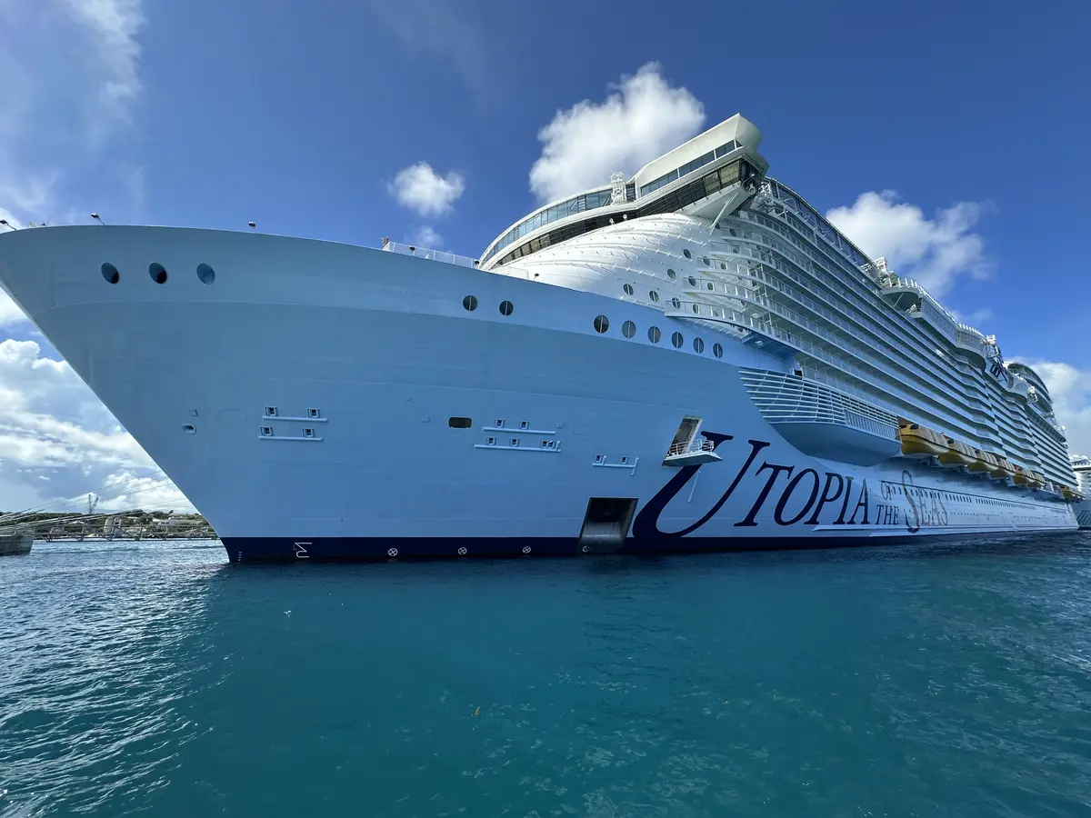 Utopia of the Seas docked